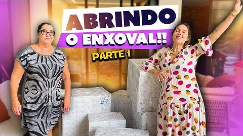 ABRINDO O ENXOVAL DA MARIA FLOR PARTE 1!!!!