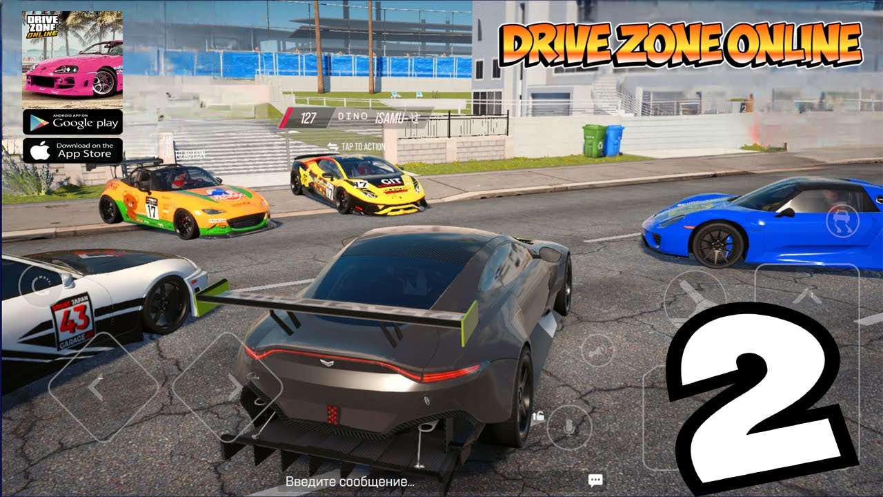 Drive Zone Online Gameplay (Android,iOS) - Part 2 High Graphics Car ...