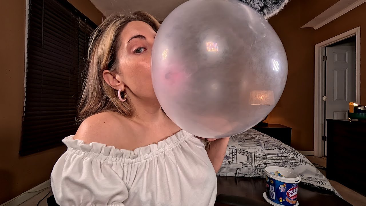 ASMR Gum Chewing  | Could This Be The Biggest Bubble?