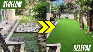 Cara pasang Rumput Tiruan atas tanah Lengkap & Terkini  - by BANI Grass screenshot 4