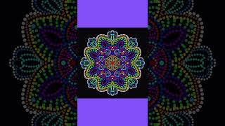 Creative Dot Mandala Design #shorts #youtubeshorts #shortsvideo #viral #procreate #digitalart