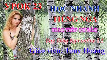 Bài 23: Tiếng Nga cho người đi làm | Bộ 40 bài cơ bản | Thầy Hoàng dạy Tiếng Nga online 1:1