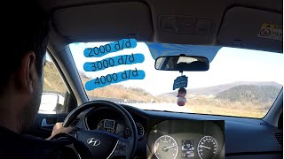Hyundai İ20 Hizlanma I Uzun Yol Devi̇r Araliği I 4000 Devi̇r 140 Kmh