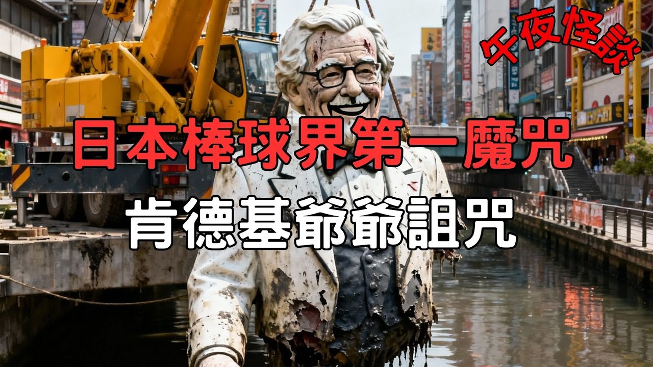 【訓住教聽 】沉睡河底38年的詛咒…一個炸雞阿伯，如何用一己之力毀掉日本冠軍球隊？