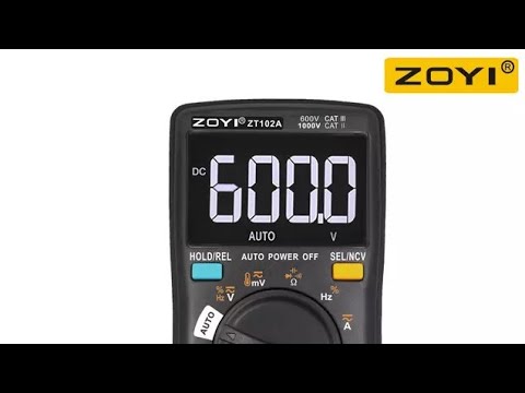 ZOTEK ZT111 Mini 9999 Comptes Testeur de courant multimètre numérique ACDC