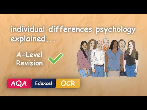 What Is Individual Differences Psychology? #Alevel #Revision (Themes In Psychology Explained)