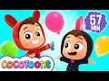 ¡Los globos mágicos de Pop! | Aprende los colores y mucho más 🔵🟣 - Lea y Pop en español | Cocotoons