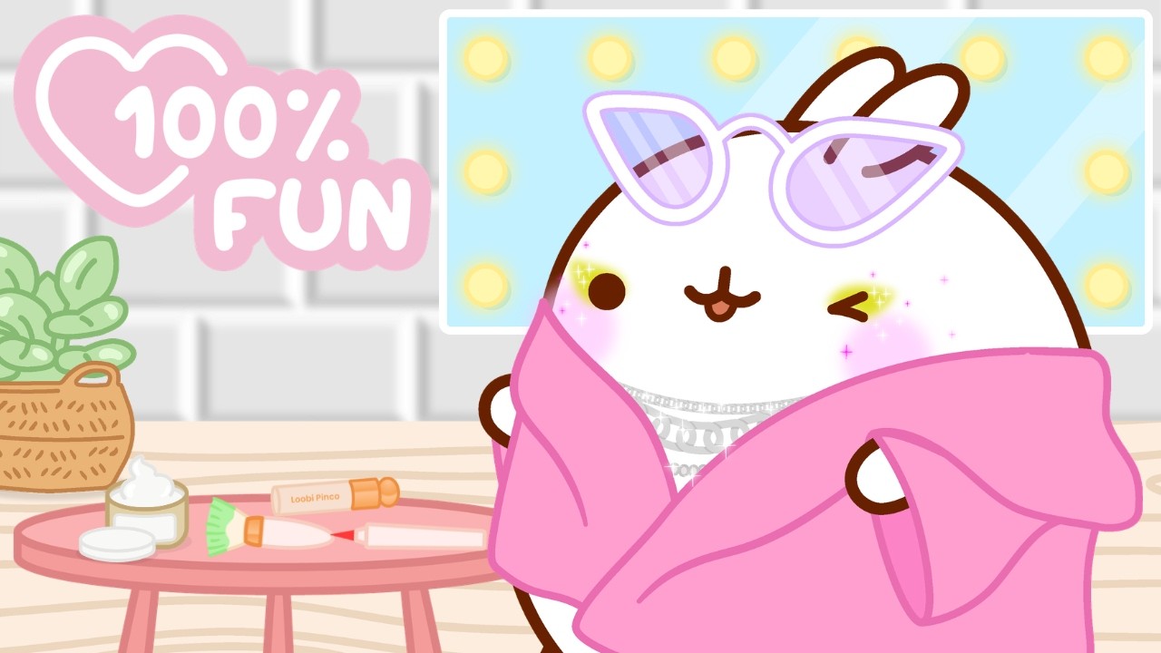 Molang Pop Star Routine 🎤✨ The Most Stylish Kawaii Performance