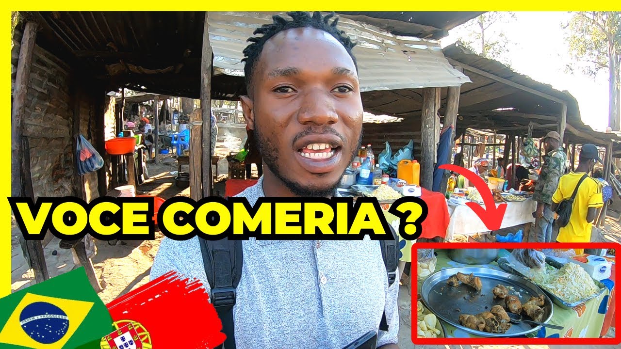 COMO É A COMIDA DE RUA DE ANGOLA, CIDADE DO HUAMBO 