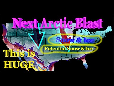Another Arctic Blast Coming! Heavy Snow, Ice & Freezing Temps. - YouTube