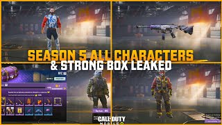 CoDM SEASON 5 ALL CRATES & CHARACTER LEAKED!! COD MOBILE S5 LEAKS
