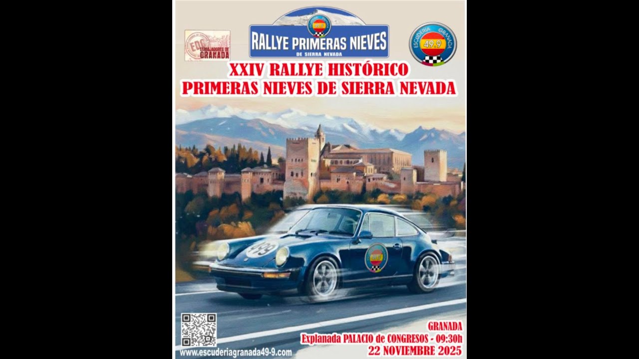 Rallye Primeras Nieves, Granada-Alhama de Granada, sábado 22 noviembre 2025
