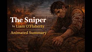 Animated summary of The Sniper by Liam O’Flaherty