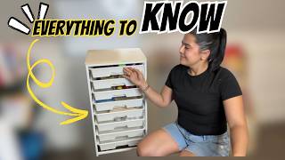 MUST HAVE this rolling cart! Perfect for storage - Rolling Cart with 8 Drawers for Art, Dorm, Office