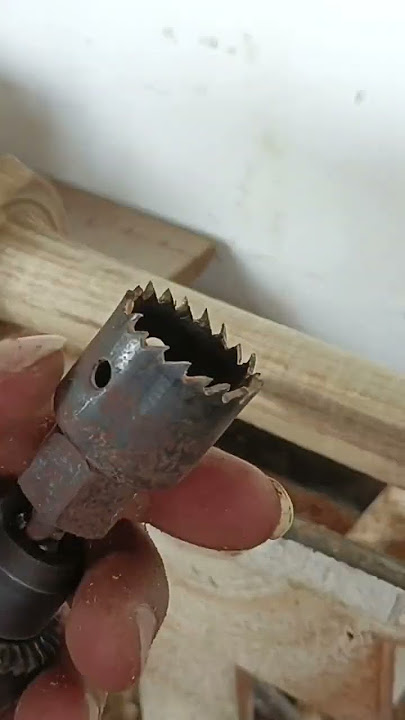 Alat Alternatif Membulatkan Kayu #kerajinankayu #bubutkayu #shorts