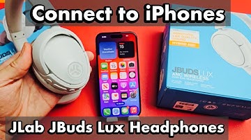 JLab JBuds Lux Headphones: Connect to iPhones