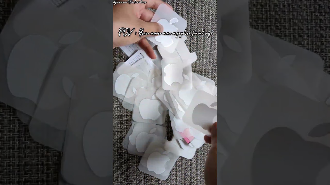 POV : YOU ARE A APPLE FANBOY | APPLE STICKERS