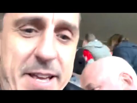 Gary Neville Walks Through Anfield On Match Day…😳