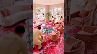 Luxury Red Epoxy Floor Transformation 😍✨ | Satisfying Timelapse