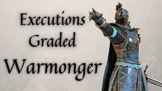 Executions Graded: Warmonger