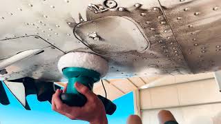 Review: SAKER Cordless Buffer Polisher with Nuvite Chemical's NuPower II on a Cessna Turbo 206