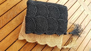 KAĞIT İPTEN CLUTCH ÇANTA YAPIMI (DÖNENCE)