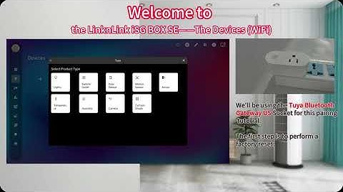 LinknLink iSG Box SE:  WiFi/Devices Menu | Simple Smart Home Integration