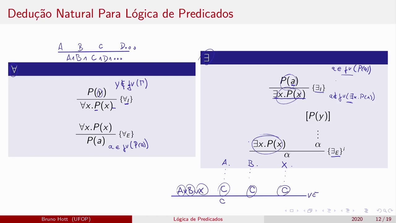 [MD] Aula 04c: Dedução Natural para Lógica de Predicados