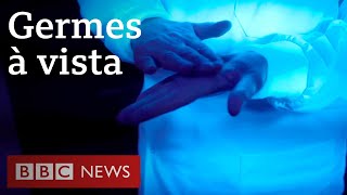 Coronavírus: Luz UV mostra como lavagem correta das mãos é essencial