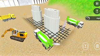 Bridge Buliding Sim : Riverside Construction Games | Construction Gameplay #5 | Android Gameplay screenshot 5