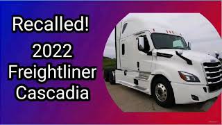 2022 Freightliner Cascadia Safety Recalls - Tires