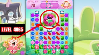 Candy Crush Saga Level 4865 - Rescue Nutcracker (NO BOOSTERS) || 3 Stars 🌟🌟🌟