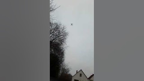 DRONE CRASHING INTO TREE