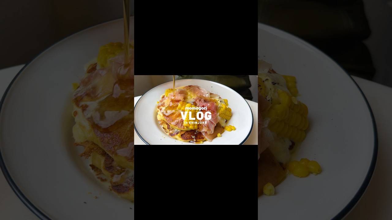 念願のとうもろこしパンケーキ🌽🥞✨#とうもろこしパンケーキ#vlog#映画
