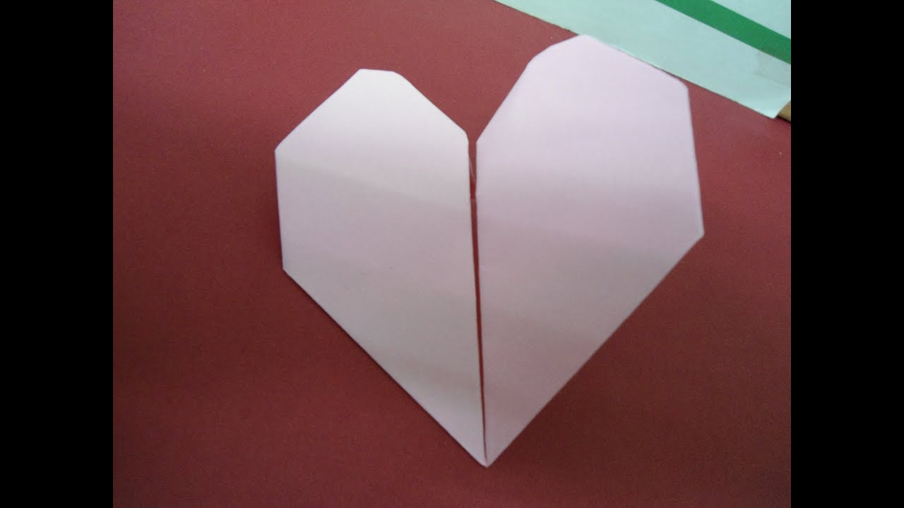 How to make origami beating heart YouTube