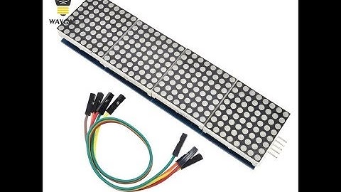 Бегущая строка с управлением со смартфона своими руками.