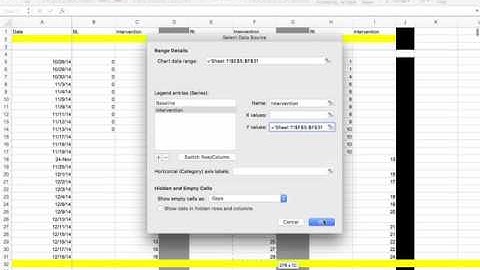 How to create a multiple baseline design graph