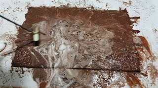 Cleaning the carpet stuck in the mud which is very dirty | Dirty carpet cleaning ASMR
