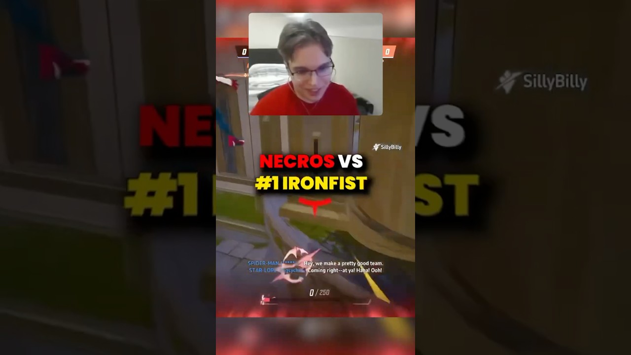 How I Bullied NECROS as The Rank 1 IRONFIST | #gaming  #ricey #streamer #shorts #marvelrivals