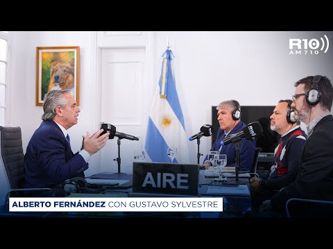 #MañanaSylvestre - Alberto Fernández mano a mano con Gustavo Sylvestre