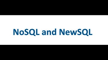 03 NoSQL and NewSQL