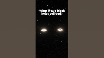 What if two black holes collided? #space #universe #spacesim