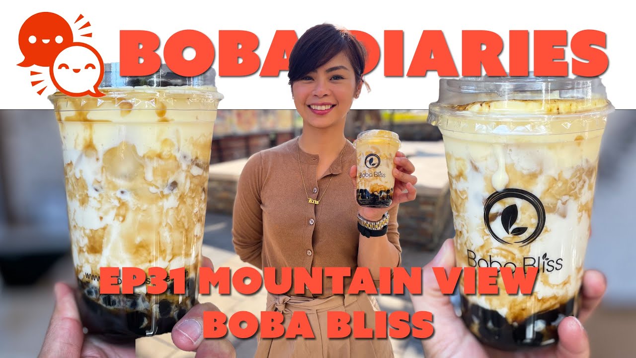 Boba Diaries 31 Mountain View Puff cream & creme brulee boba milk