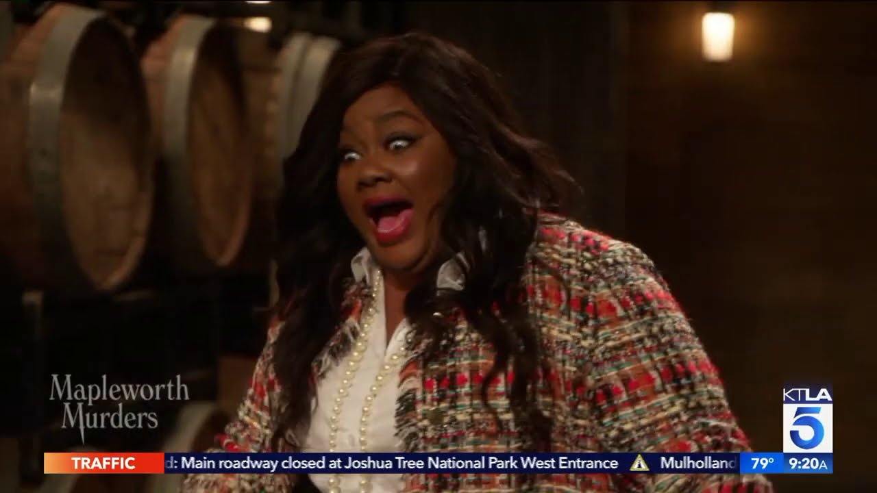 The Stars of "Mapleworth Murders" on the New Suspenseful Quibi Comedy and Murder Mystery.