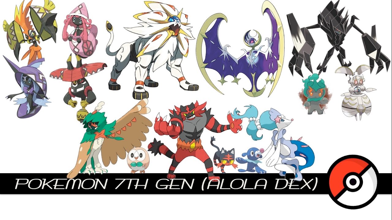 Pokemon 7th Gen / Alola Dex 