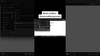 I made photo background remover using php+python #php #coding #python #html5 #bootstrap4