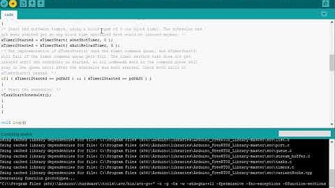 FreeRTOS software timer ID update and query example with Arduino