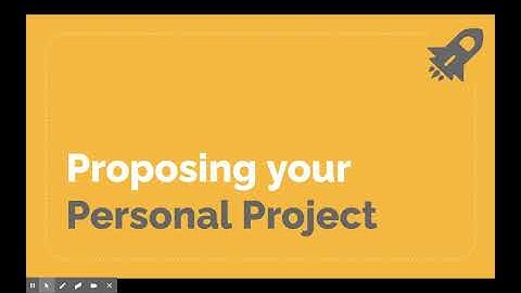 Personal Project Proposal Full On-Demand Video Lesson