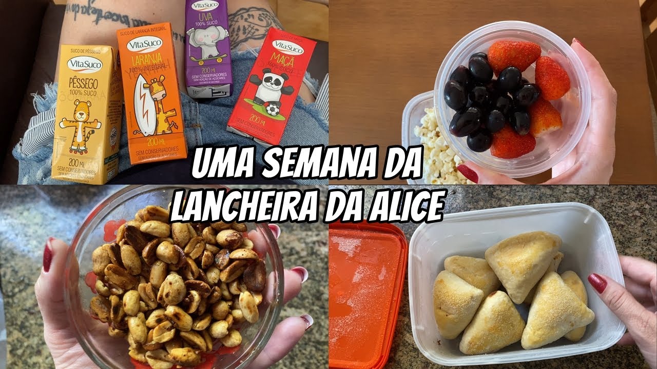 Dicas pra lancheira infantil | Uma semana de lanchinhos