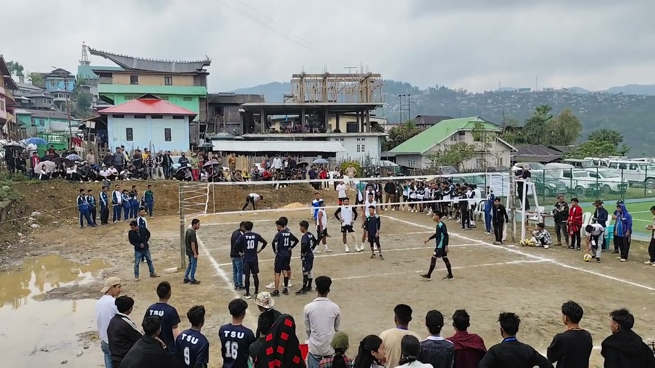 ENSF Men Volleyball Match Konyak VS Tikhir